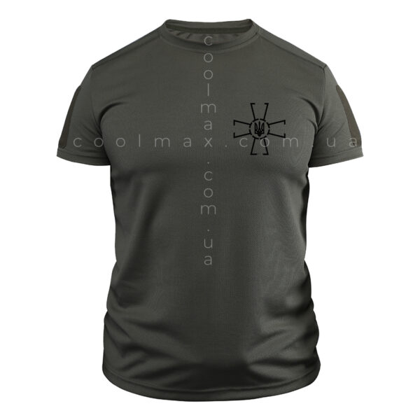 Тактична футболка CoolMax UA ЗСУ олива